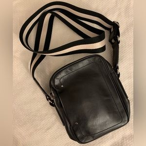Leather High-carry Cross Body Bag